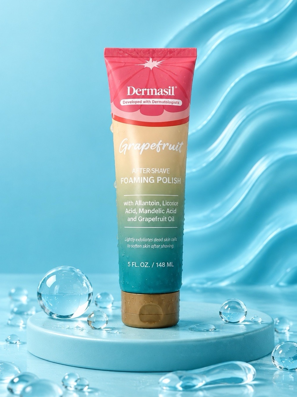 Dermasil Grapefruit Pre-shave Foaming Polish New